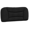 vidaXL Headboard Cushion Black 100% polyester 35.4 in width