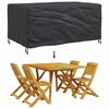 vidaXL Outdoor Furniture Cover Black 67.7" x 44.5" x 28.7" 600D