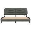 vidaXL Bed Frame Dark Gray