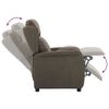 vidaXL Recliner Chair Taupe 67.5 x 93.5 x 101.5 cm fabric