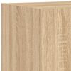 vidaXL TV Wall Cabinet Sonoma Oak Engineered Wood Medium