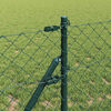 vidaXL Fence Post Green 82.02 x 1.97 ft (2.36 x 2.36 in mesh)