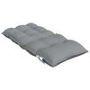 vidaXL Lowback Chair Cushion Set of 4 Gray Oxford fabric (100% polyester)