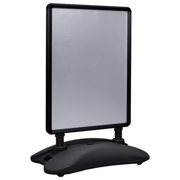 vidaXL A1 Waterbase Poster Stand Black Aluminium Alloy