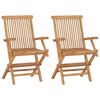 vidaXL Garden Dining Set Natural Teak