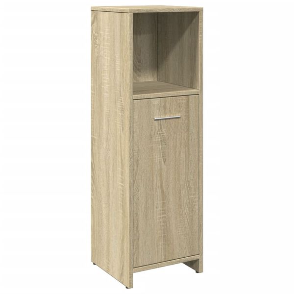 vidaXL Bathroom Cabinet Sonoma Oak Engineered wood Bathroom Cabinet