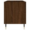 vidaXL Record Cabinet Brown Oak Engineered Wood Medium Record Cabinet