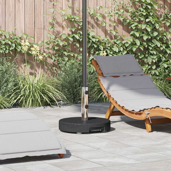 vidaXL Parasol Base Black 45 x 45 x 37.5 cm Granite