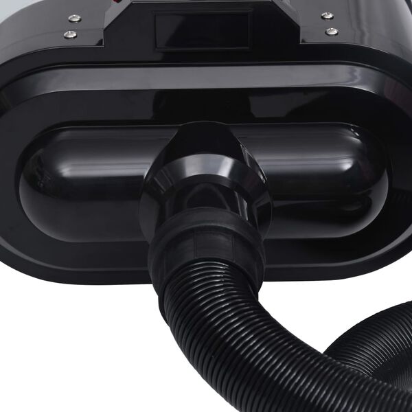 vidaXL Pet Dryer Black ABS Plastic Medium Portable Pet Dryer