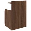 vidaXL Bedside Cabinet Brown Oak Engineered Wood 15.7x14.4x24.4 in