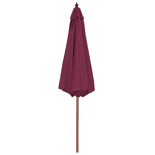 vidaXL Garden Parasol Bordeaux Red