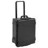 vidaXL Portable Flight Case Black 24.6"x19.5"x14.6" PP