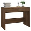 vidaXL Desk Brown Oak Engineered Wood Medium Desk Rectangular Modern