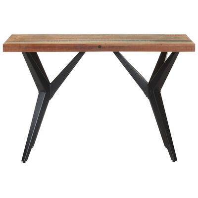 vidaXL Dining Table 47.2"x23.6"x29.9" Solid Reclaimed Wood