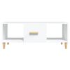 vidaXL Coffee Table White Engineered Wood Medium Coffee Table