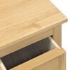 vidaXL Storage Box Honey Solid Pine Wood, Engineered Wood, Metal Large