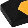 vidaXL Reflective Parking Blocks 2 pcs 22.0x5.9x3.9" Rubber