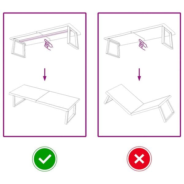 vidaXL Wall Shelf Light brown Solid oak wood Large Foldable Wall Shelf