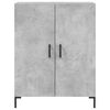 vidaXL Highboard Concrete grey Engineered wood, metal Medium Highboard
