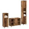 vidaXL Bathroom Furniture Set Other 3 pcs Old Wood 30 x 30 x 180 cm