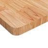 vidaXL Table Top Light brown Solid oak wood 35.4x35.4 in Durable