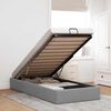 vidaXL Ottoman Bed Frame Light grey