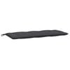 vidaXL Garden Bench Cushion Melange Anthracite 100% polyester
