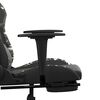 vidaXL Gaming Chair Black and Camouflage
