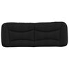 vidaXL Headboard Cushion Black 100% polyester
