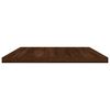 vidaXL Wall Shelf Set of 4 Brown oak Engineered wood 23.6 x 11.8 in