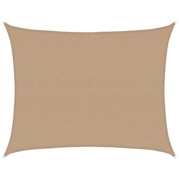 vidaXL Sunshade Sail 1.75 oz/ft&sup2; Taupe 19.7x23.0' HDPE