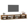 vidaXL TV Cabinet Smoked oak Engineered wood Large TV Cabinet