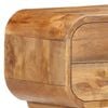 vidaXL Bedside Cabinet Mango Wood Brown Solid Mango Wood