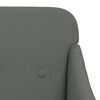 vidaXL Armchair Dark Grey Fabric (100% polyester), metal, plywood Medium