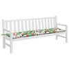 vidaXL Garden Bench Cushion Multicolor 100% polyester 78.7 x 19.7 x 2.8 in