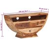 vidaXL TV Stand 39.4"x11.8"x20.5" Solid Wood Acacia