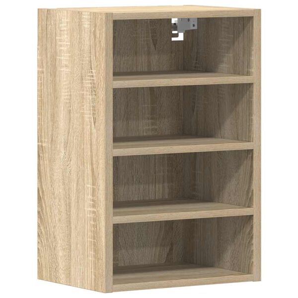 vidaXL Hanging Cabinet Sonoma oak Engineered wood Compact