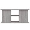 vidaXL Aquarium Stand Grey Sonoma Engineered Wood 47.6 x 16.1 x 22.8 in