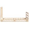 vidaXL Bed Frame Pine Solid Pine Wood Twin Sturdy Bed Frame