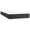 vidaXL Box Spring Bed with Mattress Black and White