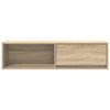 vidaXL TV Cabinet Sonoma oak Engineered wood 39.4 in TV Cabinet