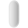 vidaXL LED Bathroom Mirror Transparent Glass 39.4 x 17.7 in