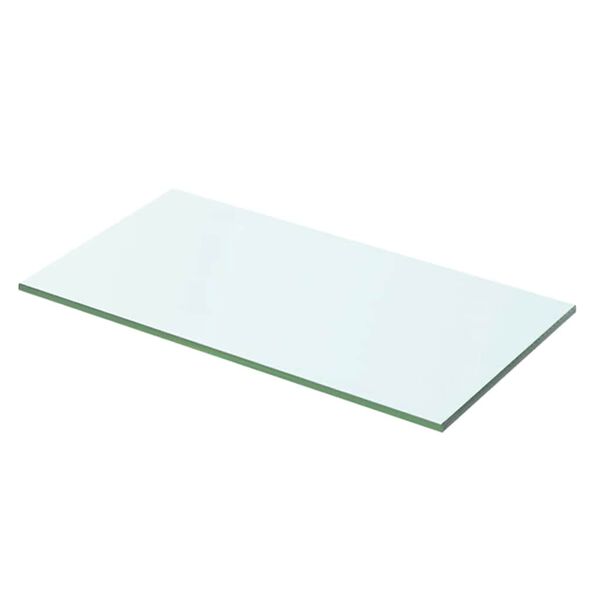 vidaXL Glass Panel Clear Tempered glass 19.7 x 7.9 in Glass surface