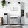 vidaXL Bathroom Furniture Set Concrete grey Engineered wood, metal Medium