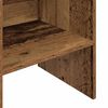 vidaXL Book Cabinet Old Wood 15.75 x 13.78 x 70.87 in Engineered Wood
