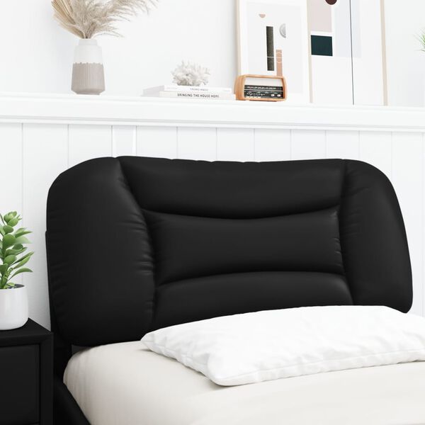vidaXL Headboard Cushion Black