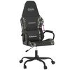 vidaXL Gaming Chair Black and Camouflage Faux leather, metal, plywood, foam