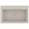 vidaXL Kitchen Sink Beige 79 x 50 x 31 cm Granite