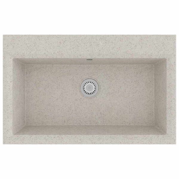 vidaXL Kitchen Sink Beige 79 x 50 x 31 cm Granite