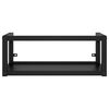 vidaXL Bathroom Washbasin Frame Black Powder-coated iron Medium